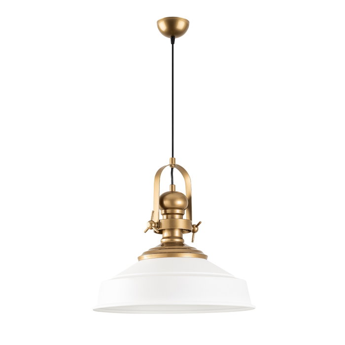 Opviq Lámpara de araña de metal blanca con altura ajustable Opviq Lámpara de araña de metal blanca con altura ajustable